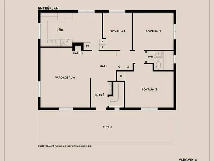 Floor plan for Vargvik 4