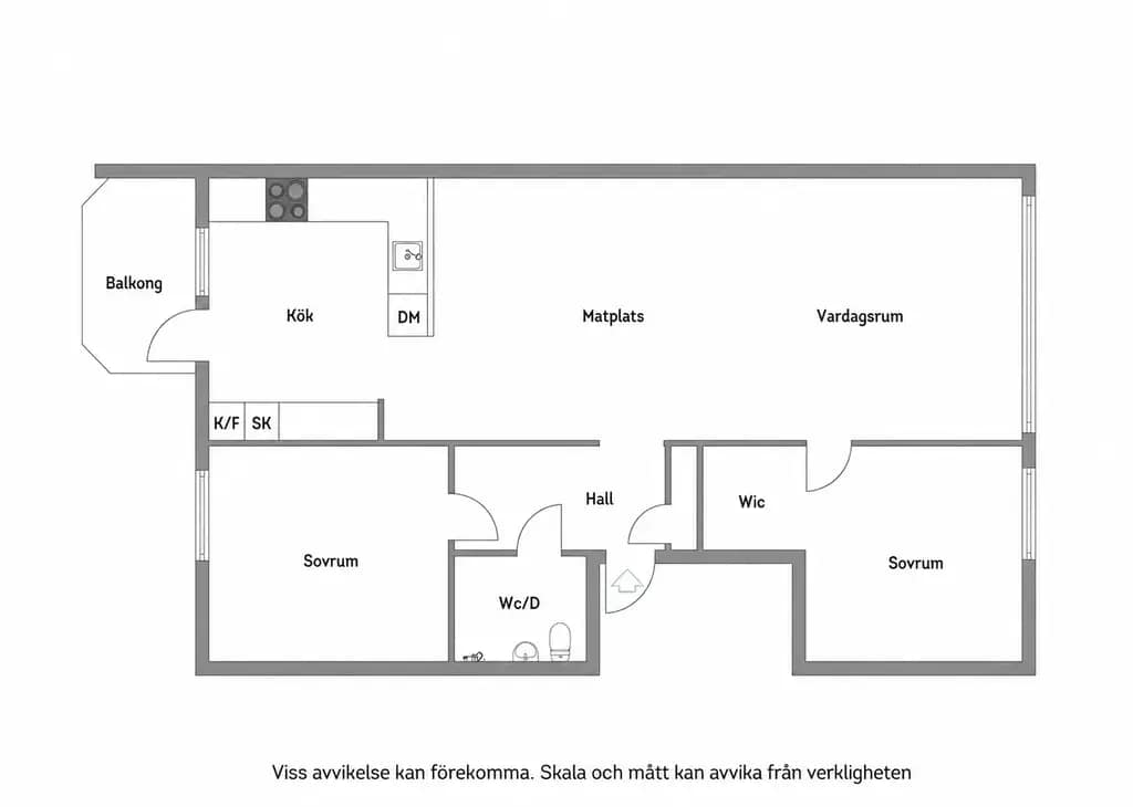 Floor plan for Molkomsbacken 13
