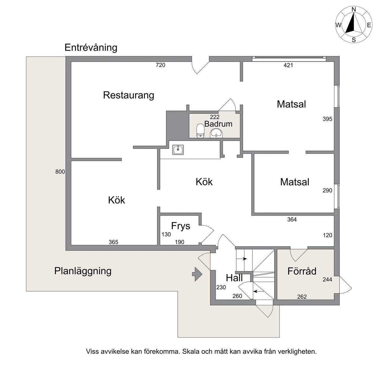 Planritning för Järnvägsgatan 3