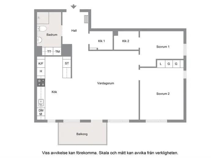Floor plan for Forskningsringen 88
