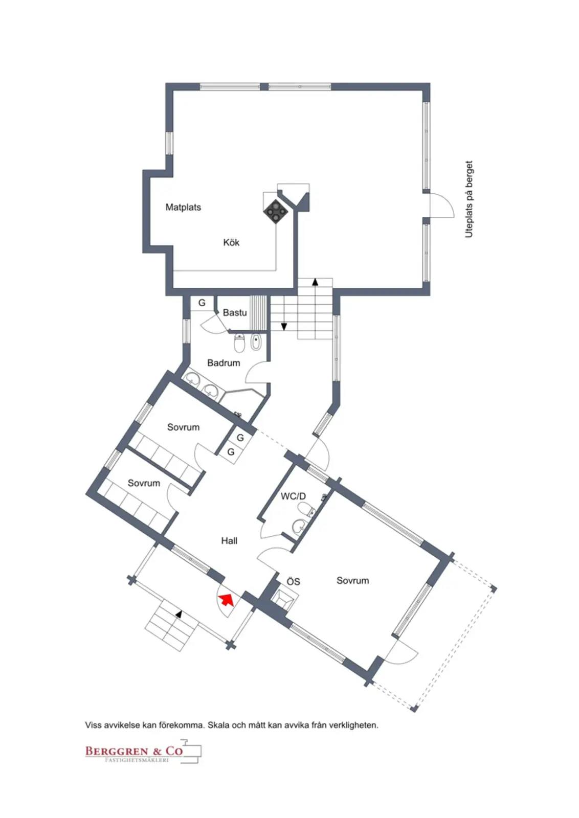 Floor plan for Myrslingan 10