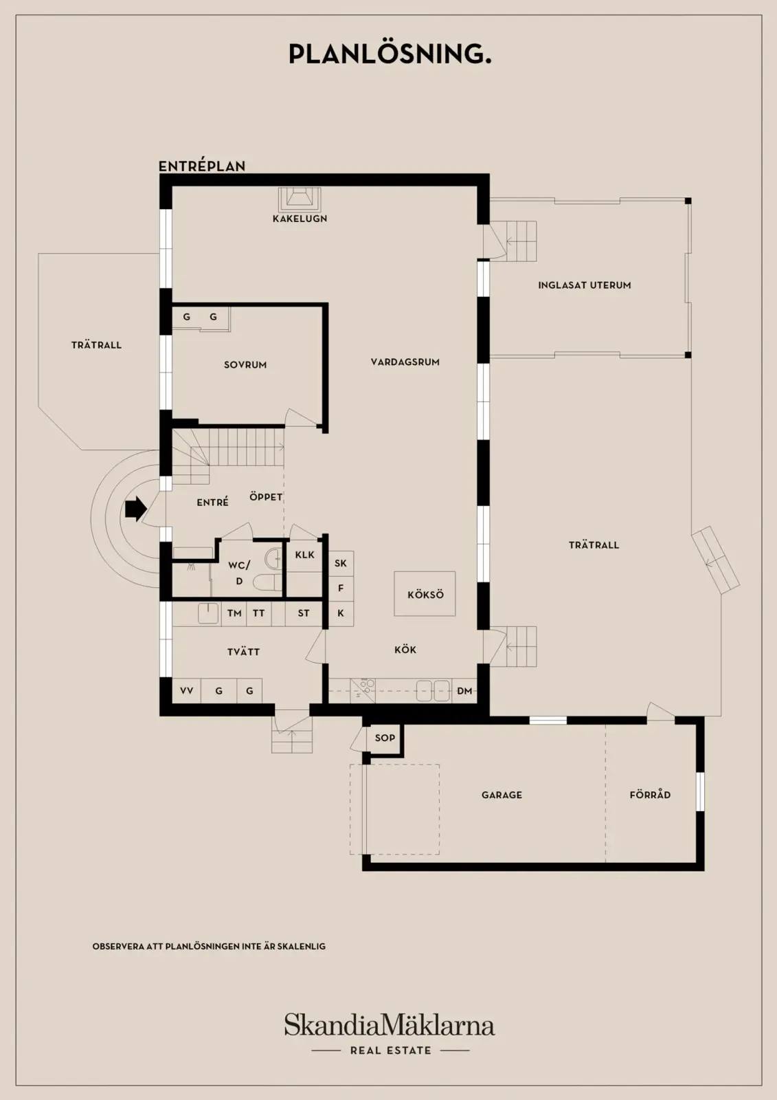 Planritning för Spelmansvägen 5