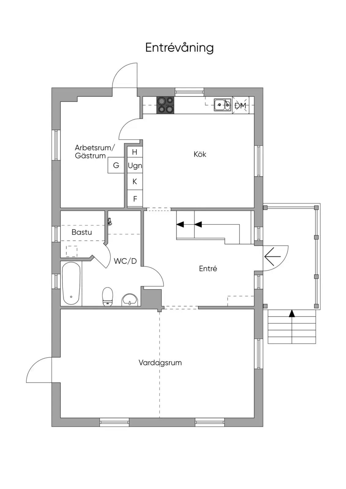 Floor plan for Missnestigen 4