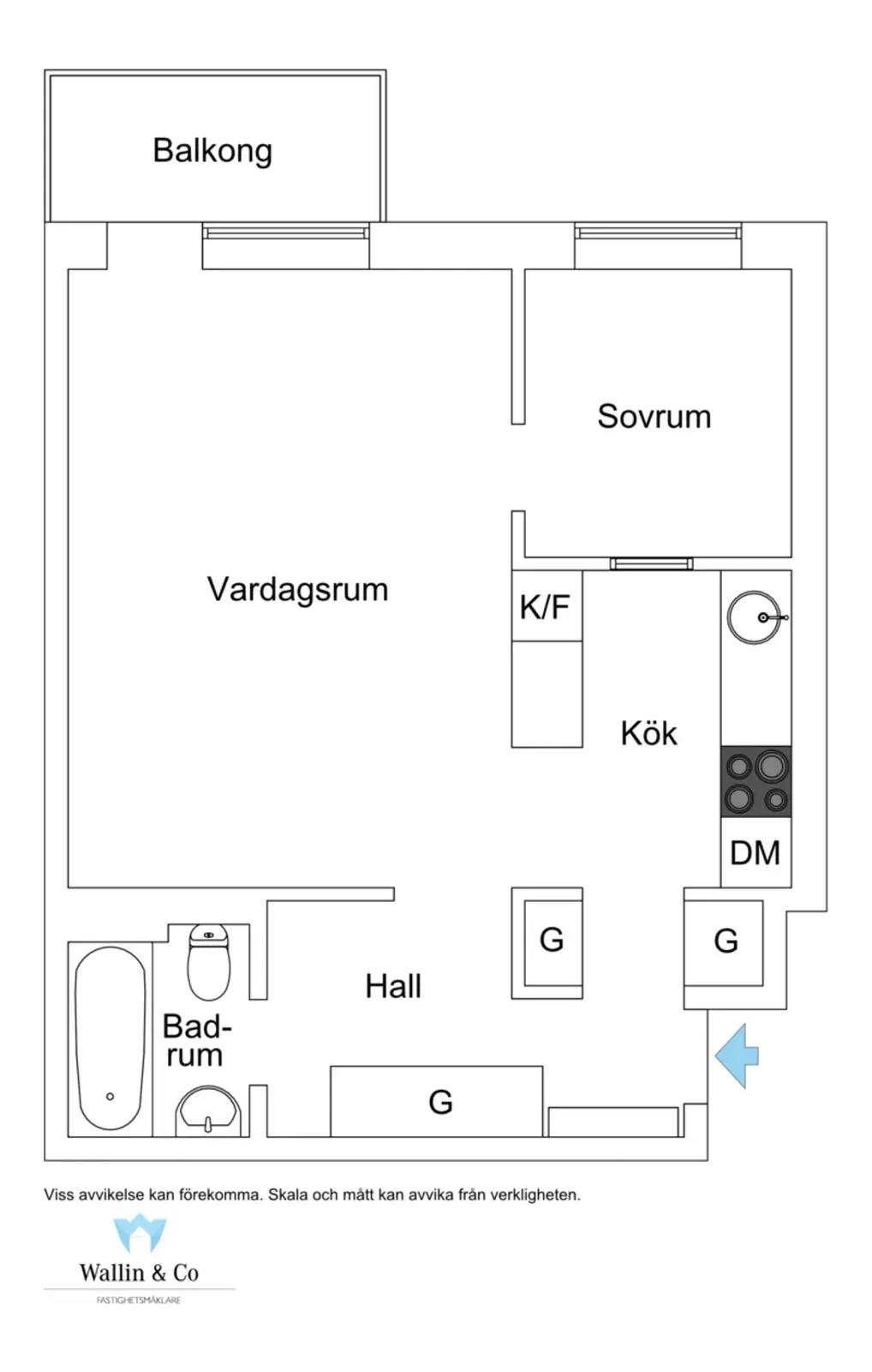 Floor plan for Badstrandsvägen 29