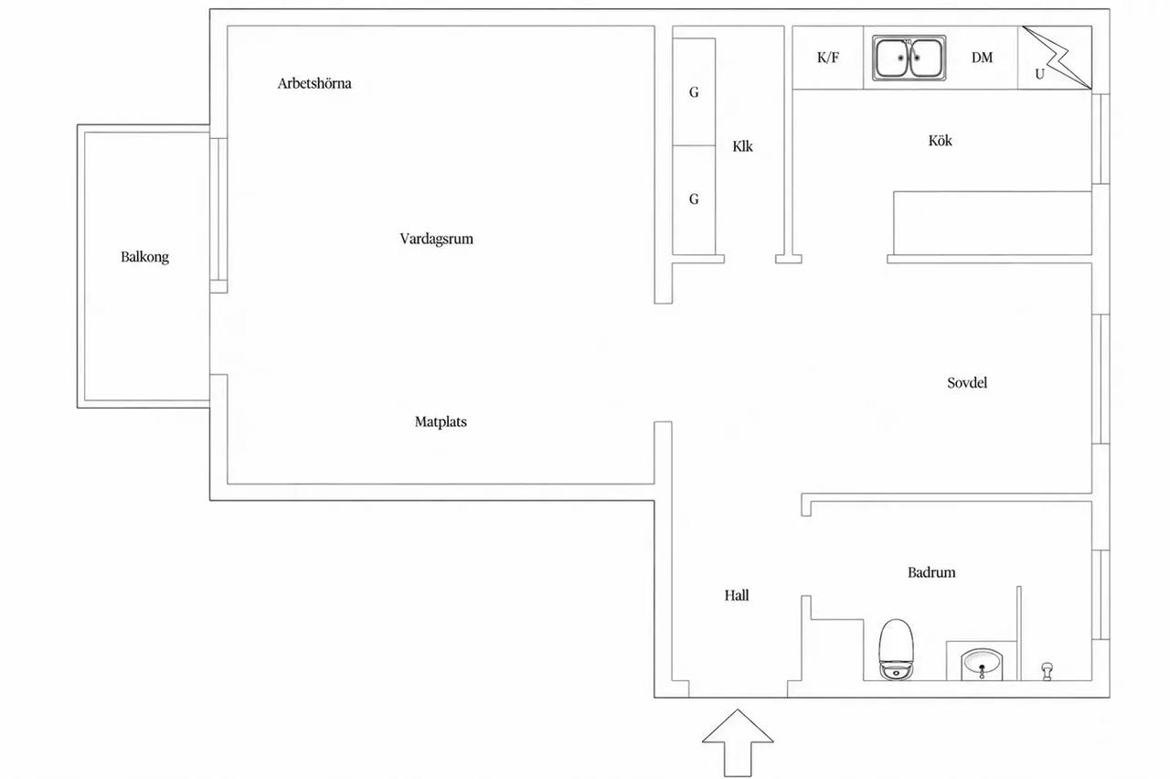 Floor plan for Riksbyvägen 6
