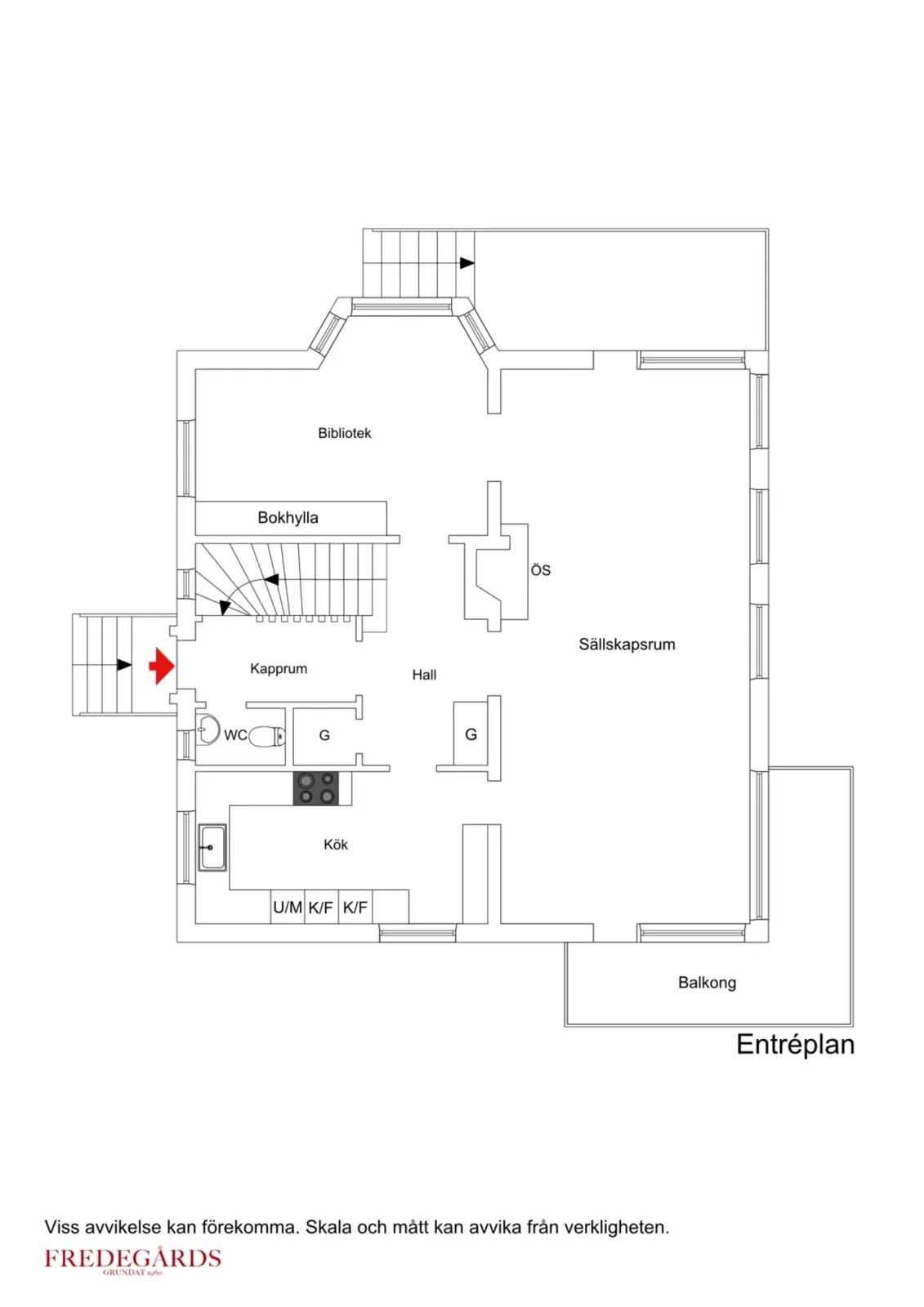 Floor plan for Båtsmanskroken 22