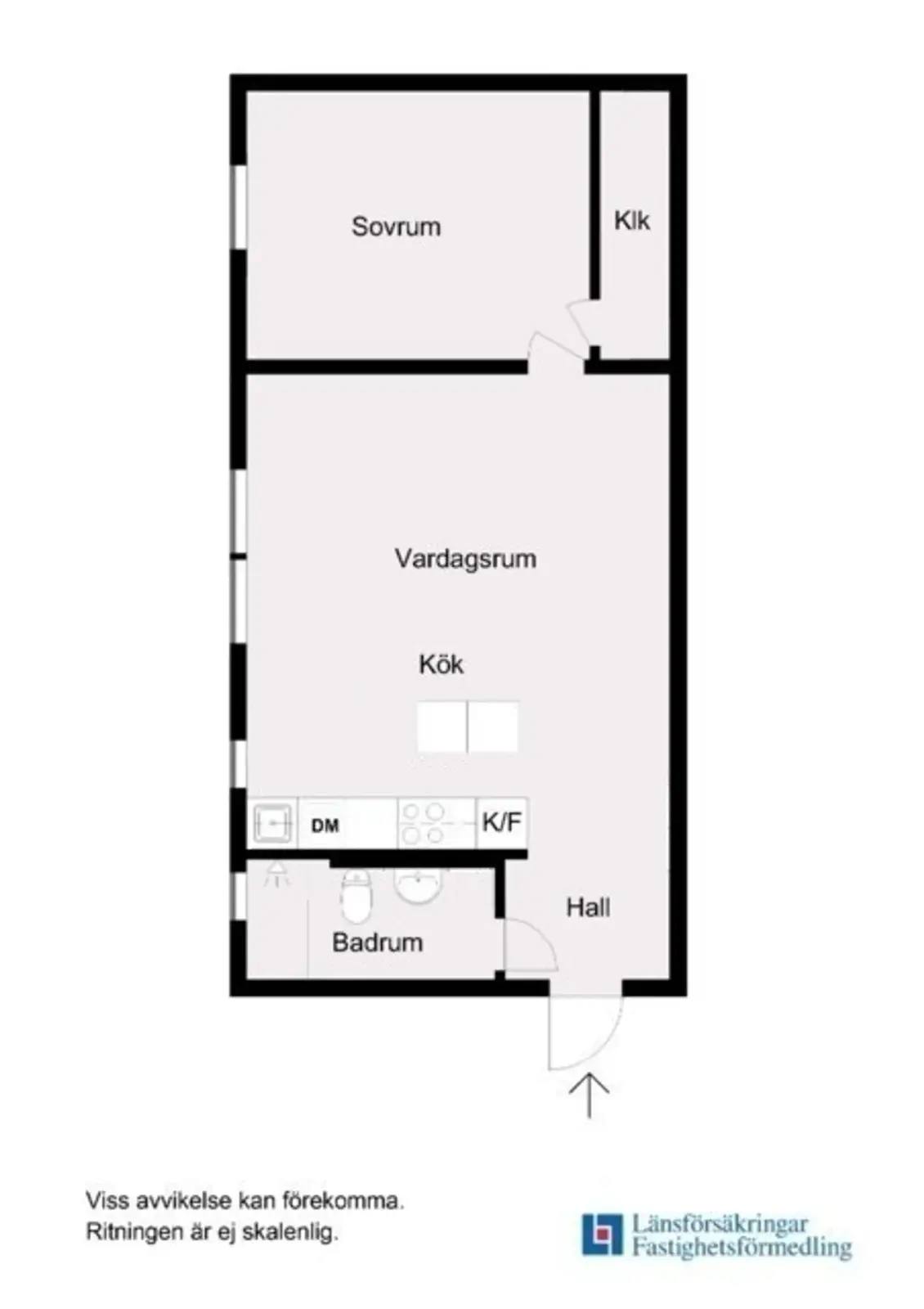 Floor plan for Sorögatan 7