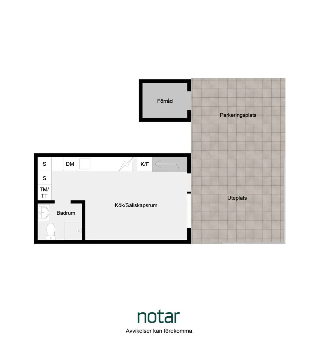 Planritning för Åbroddsvägen 37F