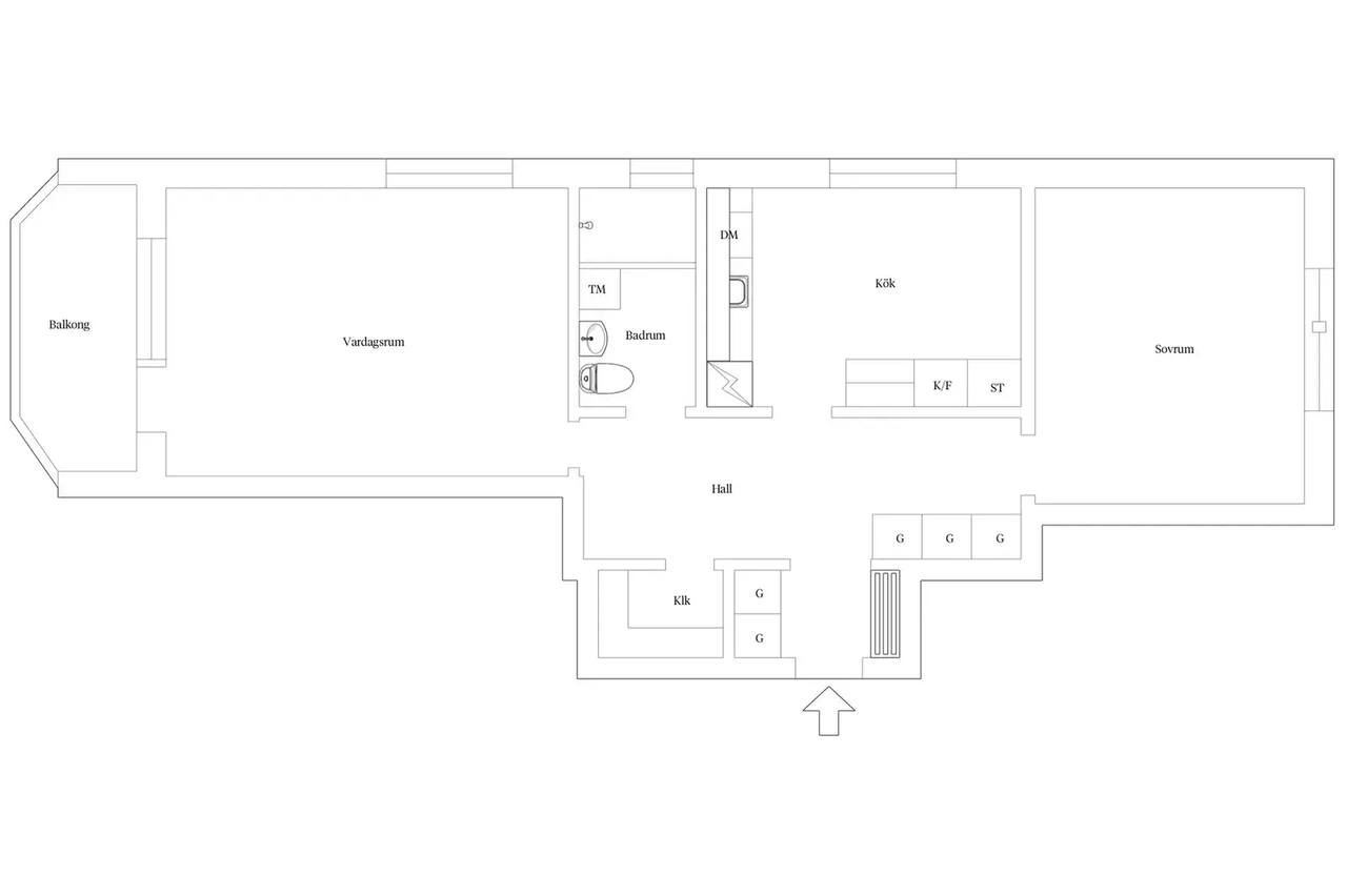 Floor plan for Bildradiogatan 2