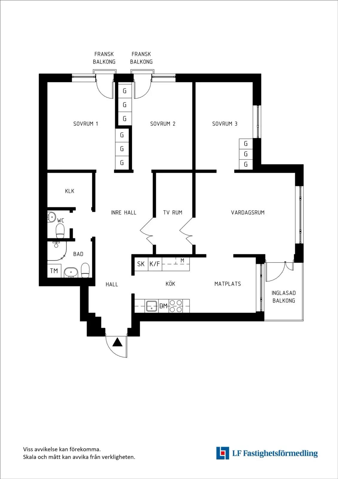 Floor plan for Medsolsbacken 15