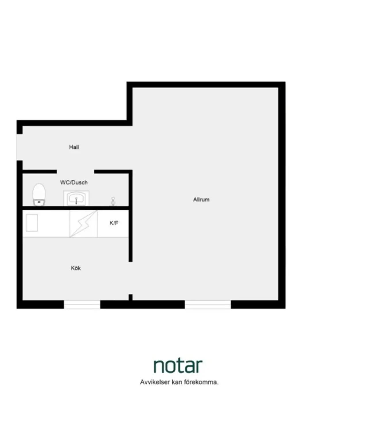 Floor plan for Klyvarvägen 5