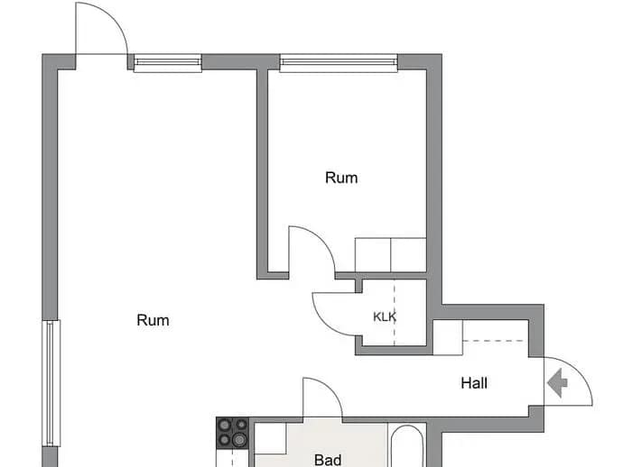 Planritning för Hannebergsgatan 30