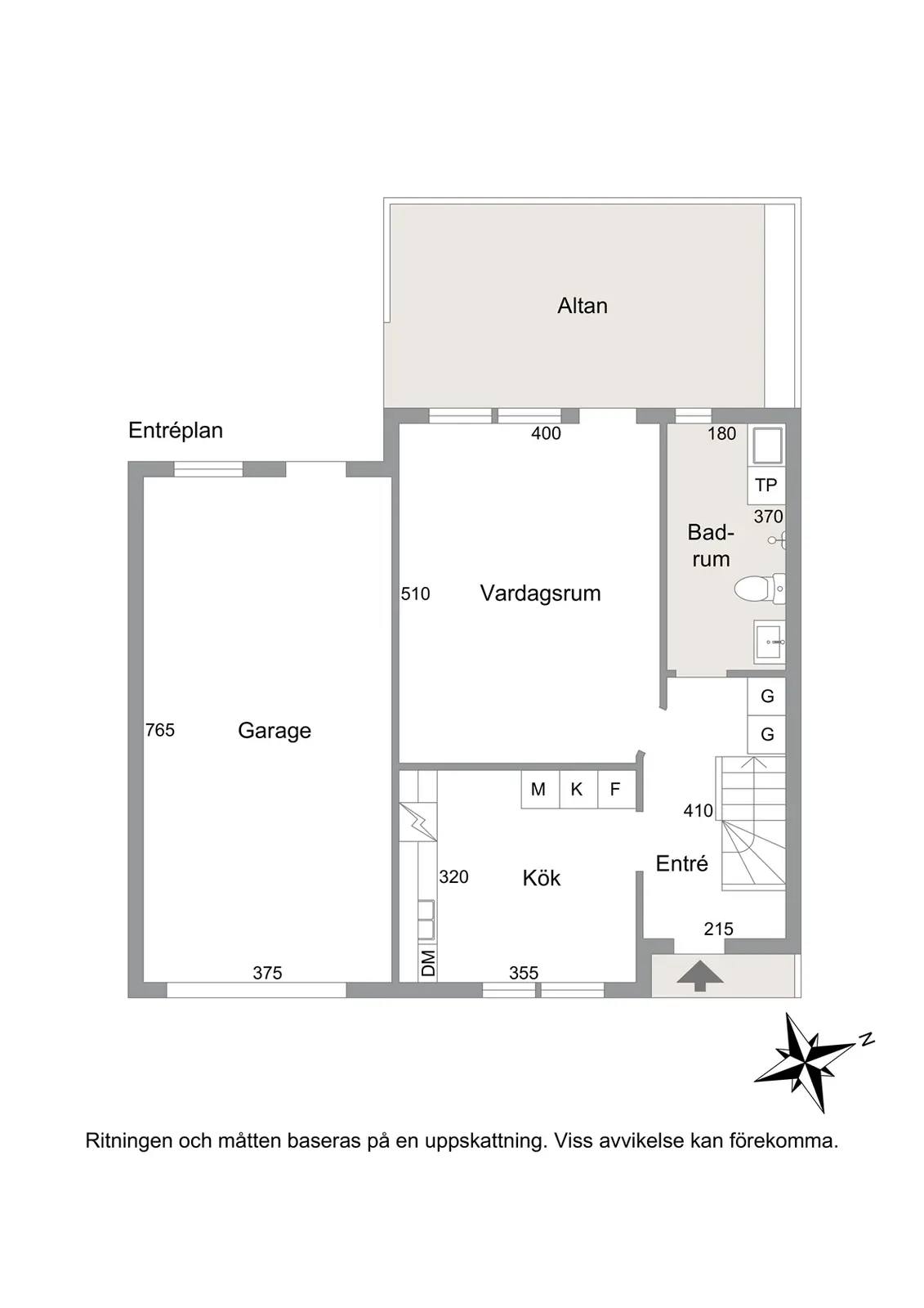Planritning för Gruvåsvägen 44