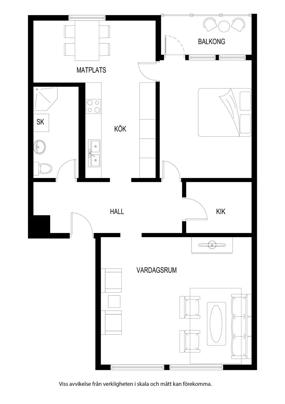 Planritning för Vårbergsvägen 185
