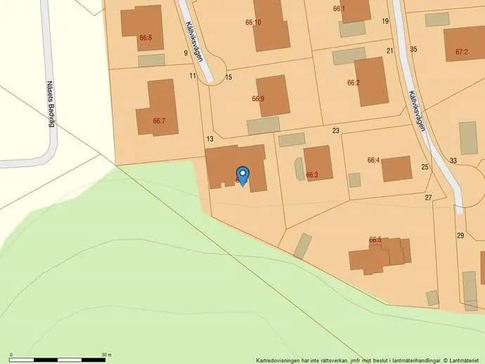 Floor plan for Källviksvägen 13