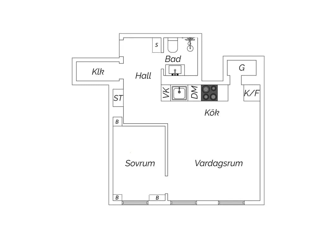 Planritning för Frejgatan 23