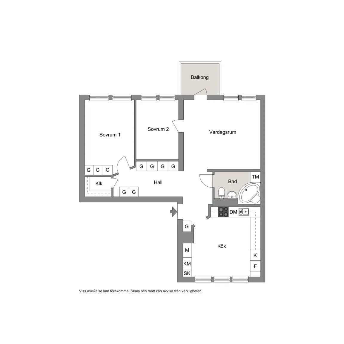 Floor plan for Horisontvägen 81