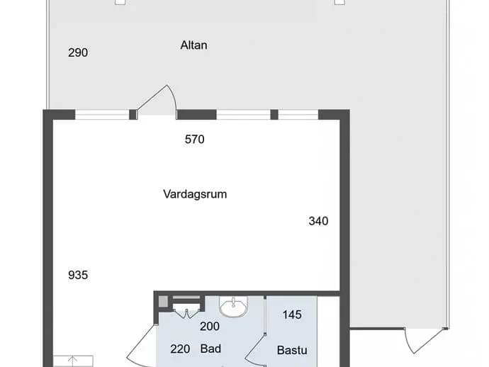 Floor plan for Kottestigen 101