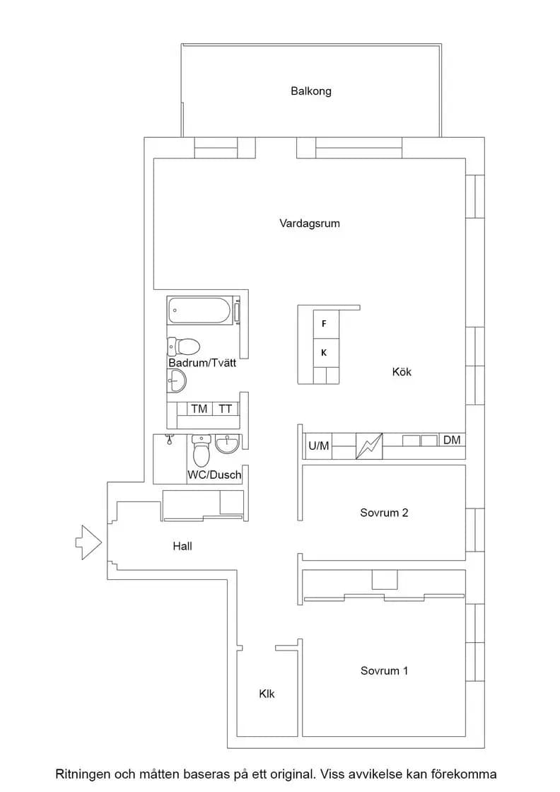 Floor plan for Vipeholms allé 53