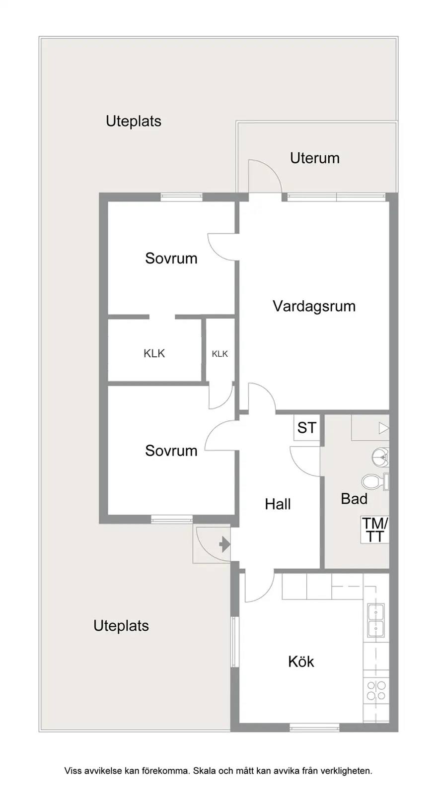 Floor plan for Tegelbruksvägen 199