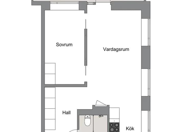 Floor plan for Almbygatan 10. 7tr