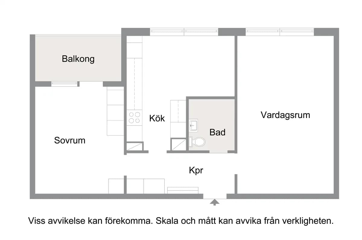 Floor plan for Regissörgatan 1