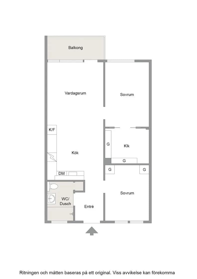 Planritning för Femte Tvärgatan 20