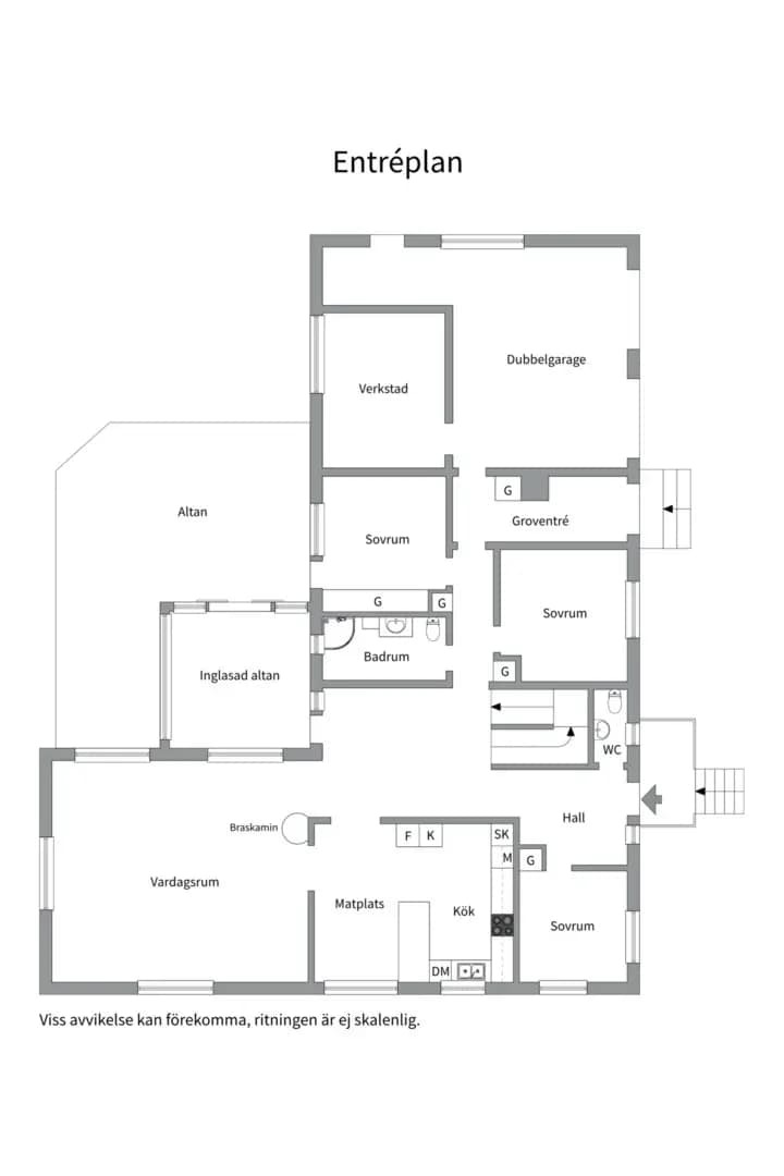 Planritning för Svankärrsvägen 37