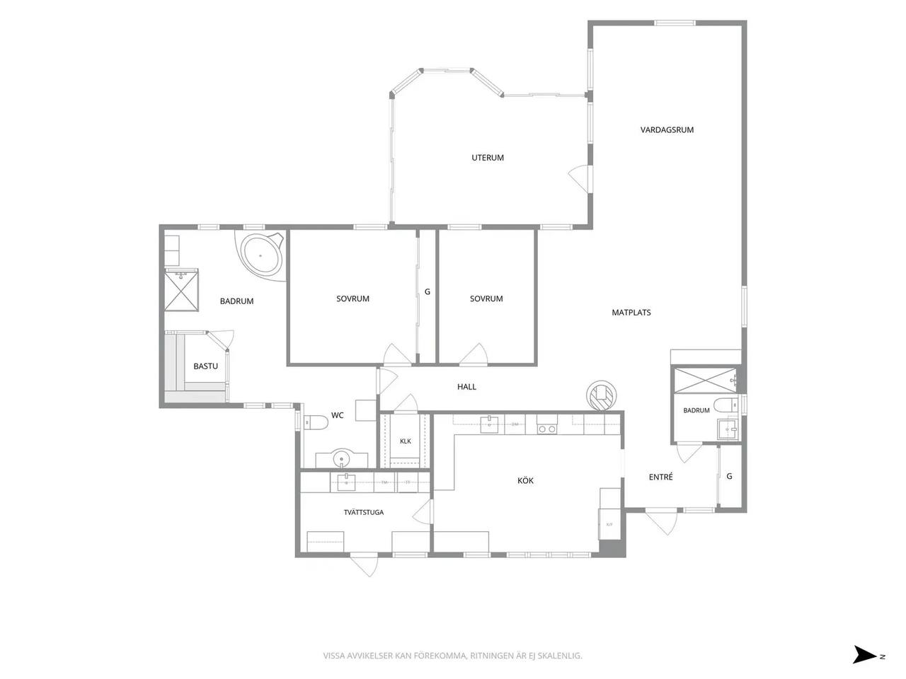 Floor plan for Lavendelgatan 17