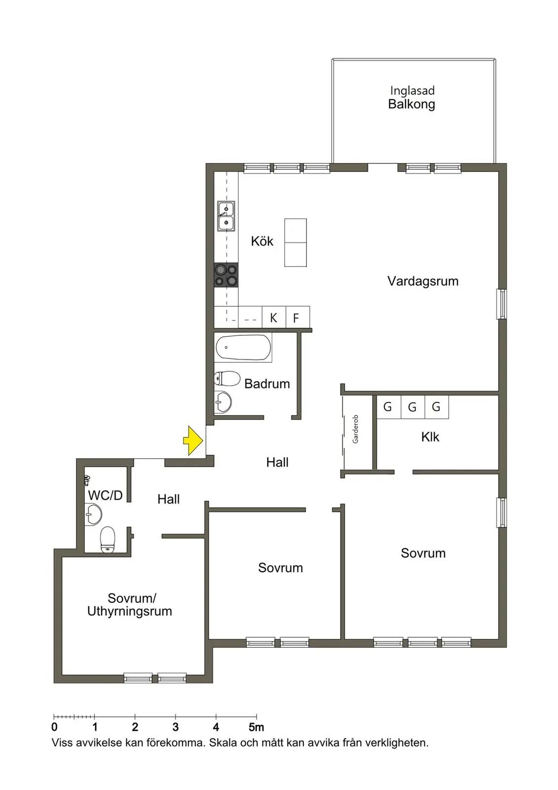 Floor plan for Säbytorgsvägen 49