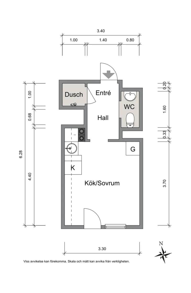 Floor plan for Gethornskroken 15C