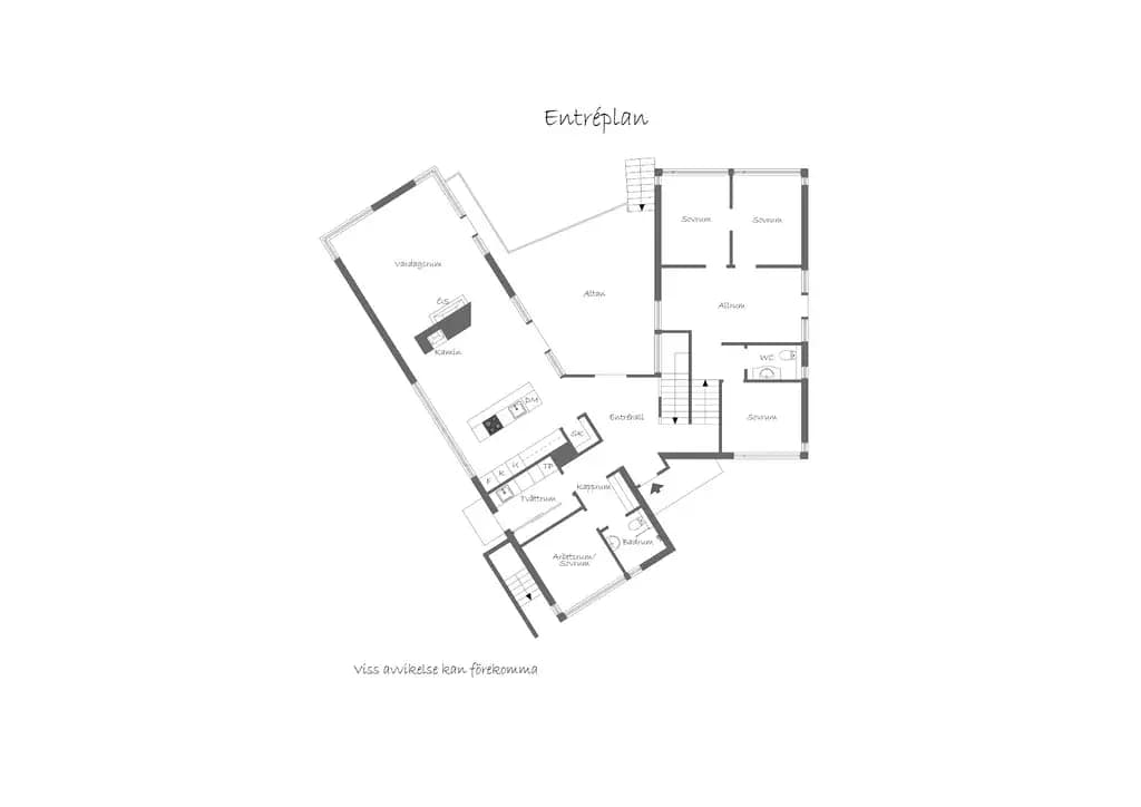 Floor plan for Örnbergsvägen 25