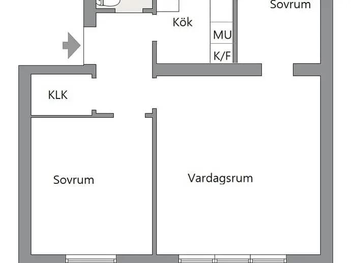 Floor plan for Tångvägen 40