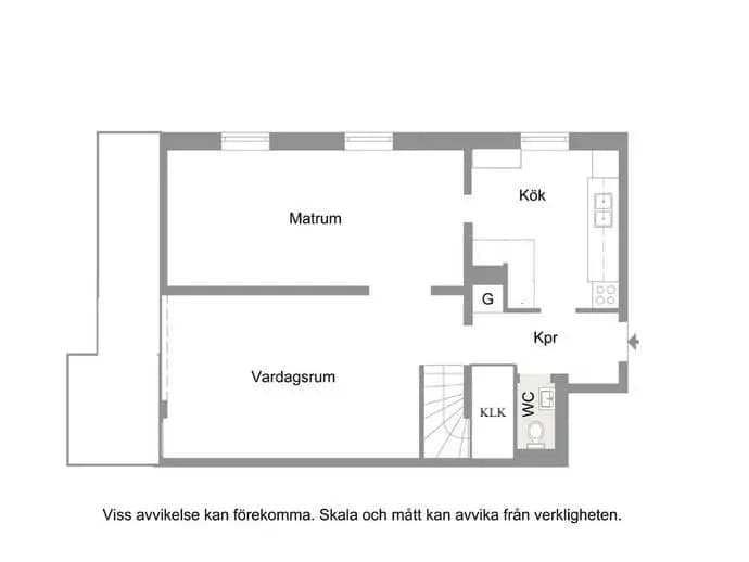 Planritning för Per Albin Hanssons väg 50A