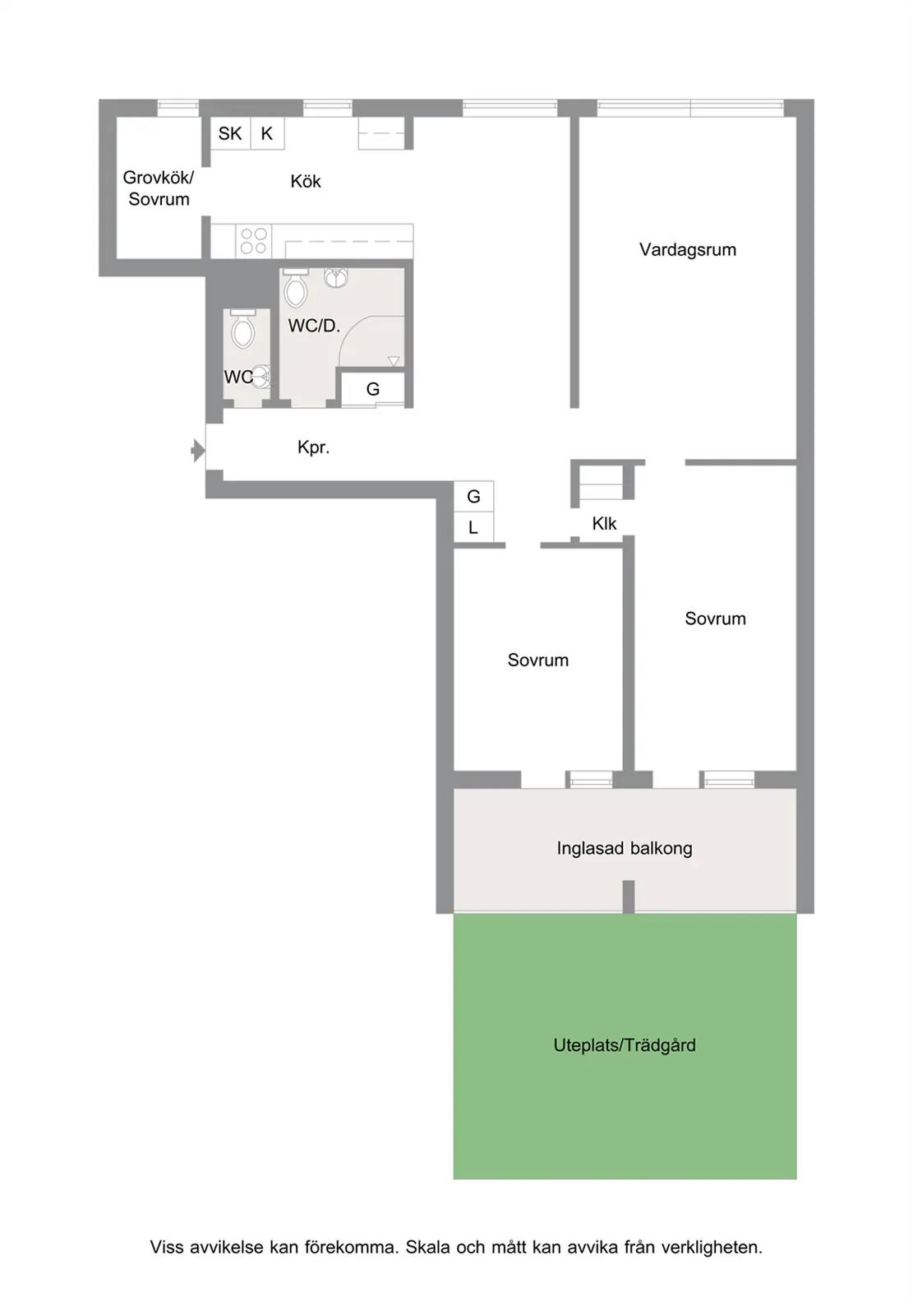 Floor plan for Ormvråksgatan 24