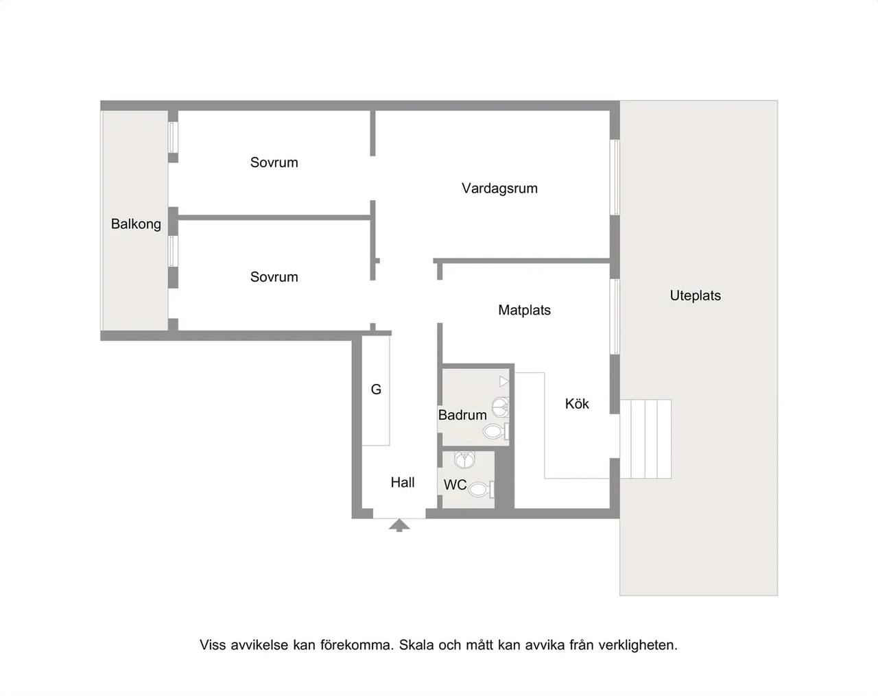 Floor plan for Aktrisgatan 14