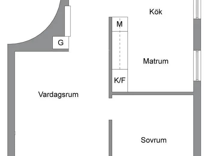 Floor plan for Midsommarvägen 27