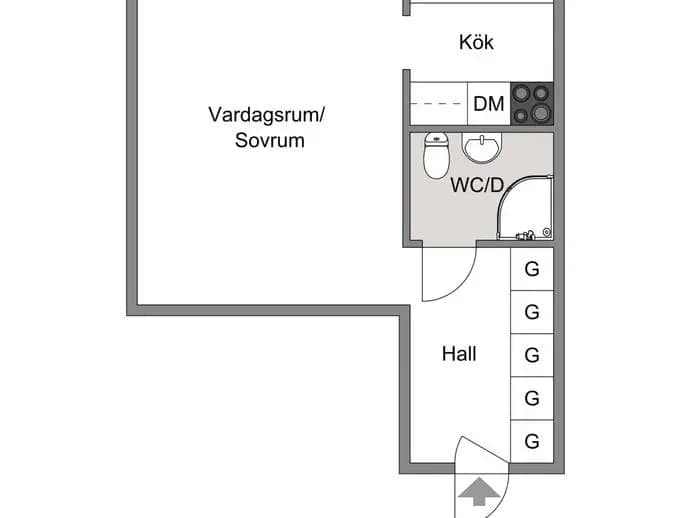 Floor plan for Mandolingatan 9