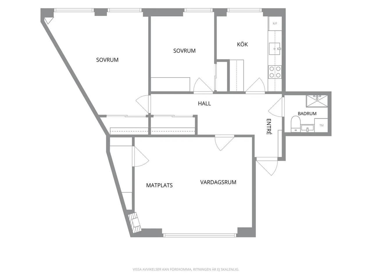 Floor plan for Bodekullsgången 21A