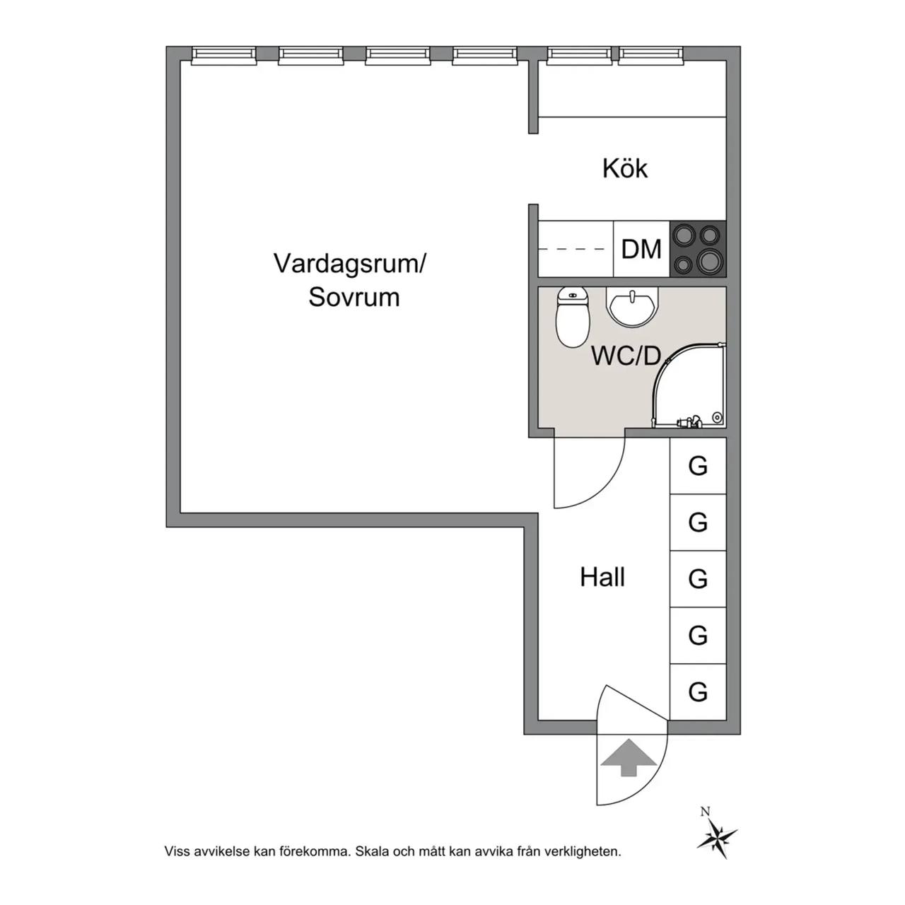 Floor plan for Mandolingatan 9