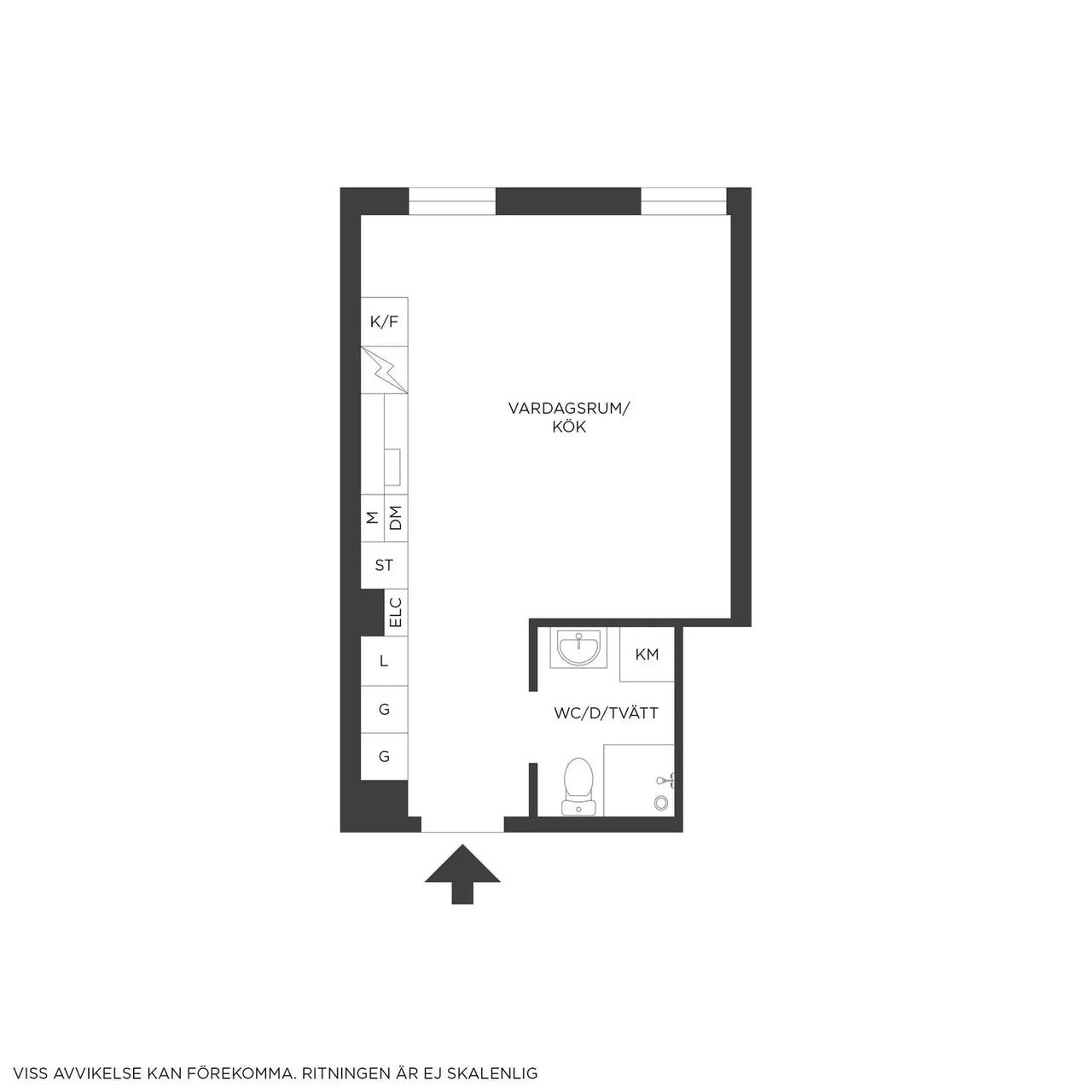 Floor plan for Lodjursstråket 1