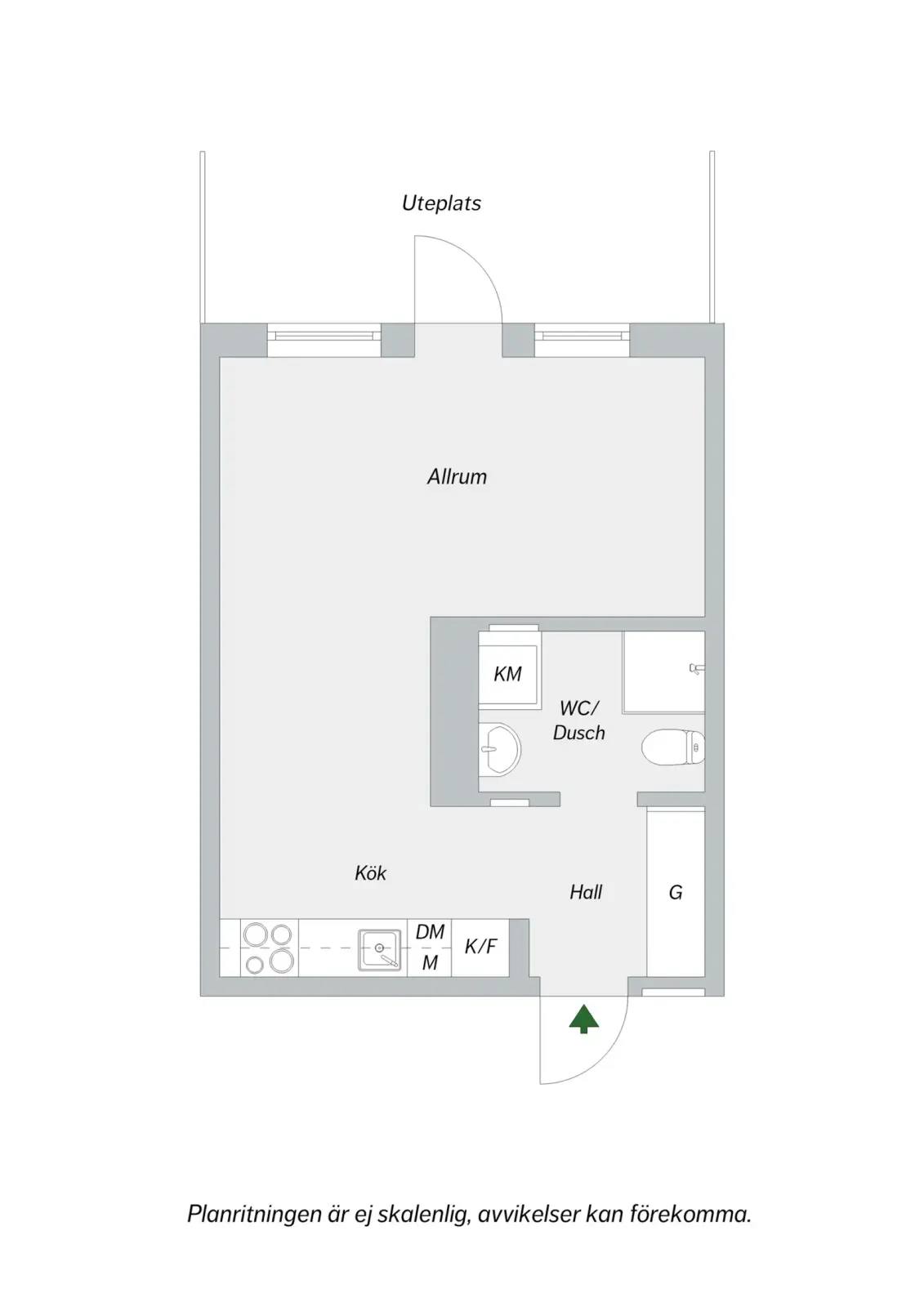 Floor plan for Virkesvägen 7B