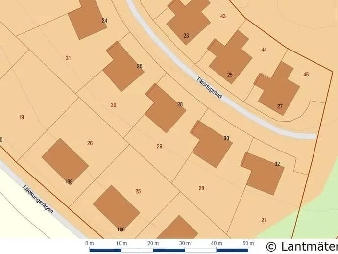 Floor plan for Tätörtsgränd 28