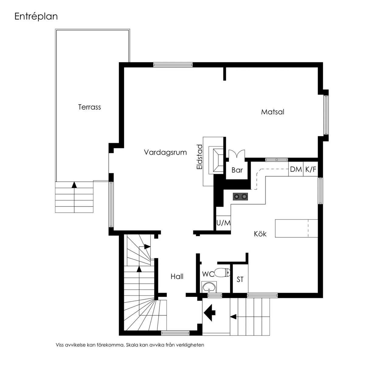 Floor plan for Sankt Sigfridsgatan 76