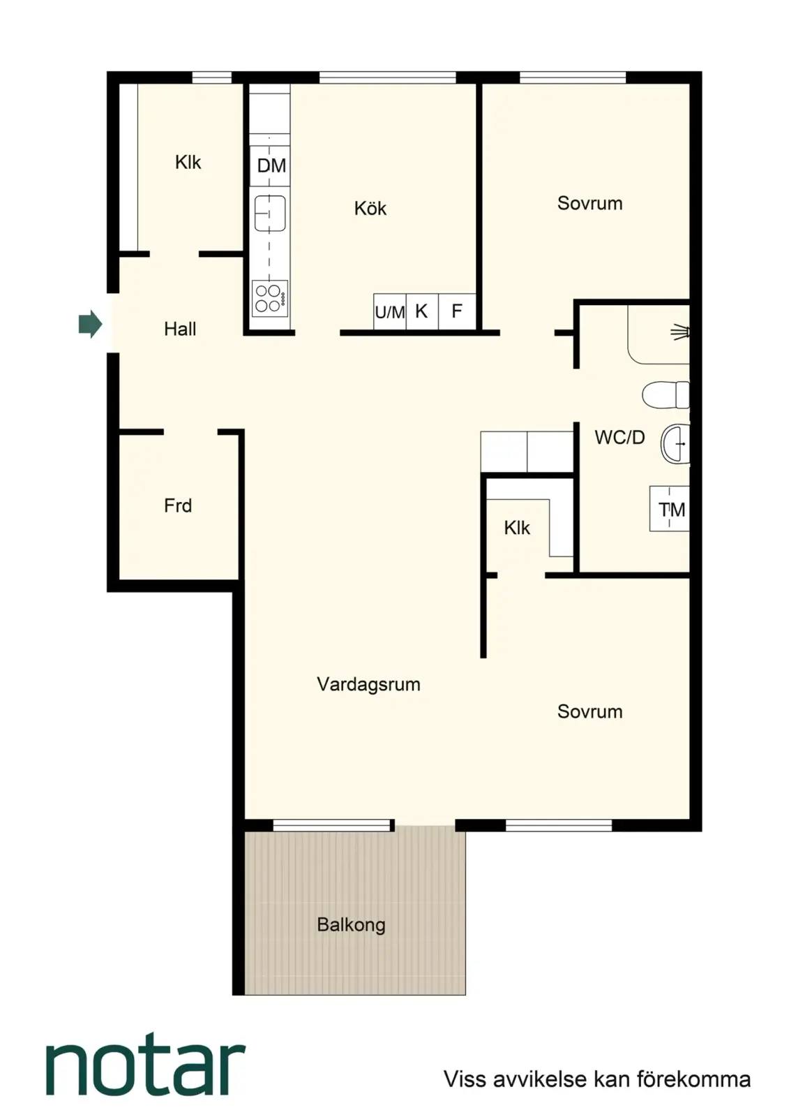 Floor plan for Svampskogsvägen 138