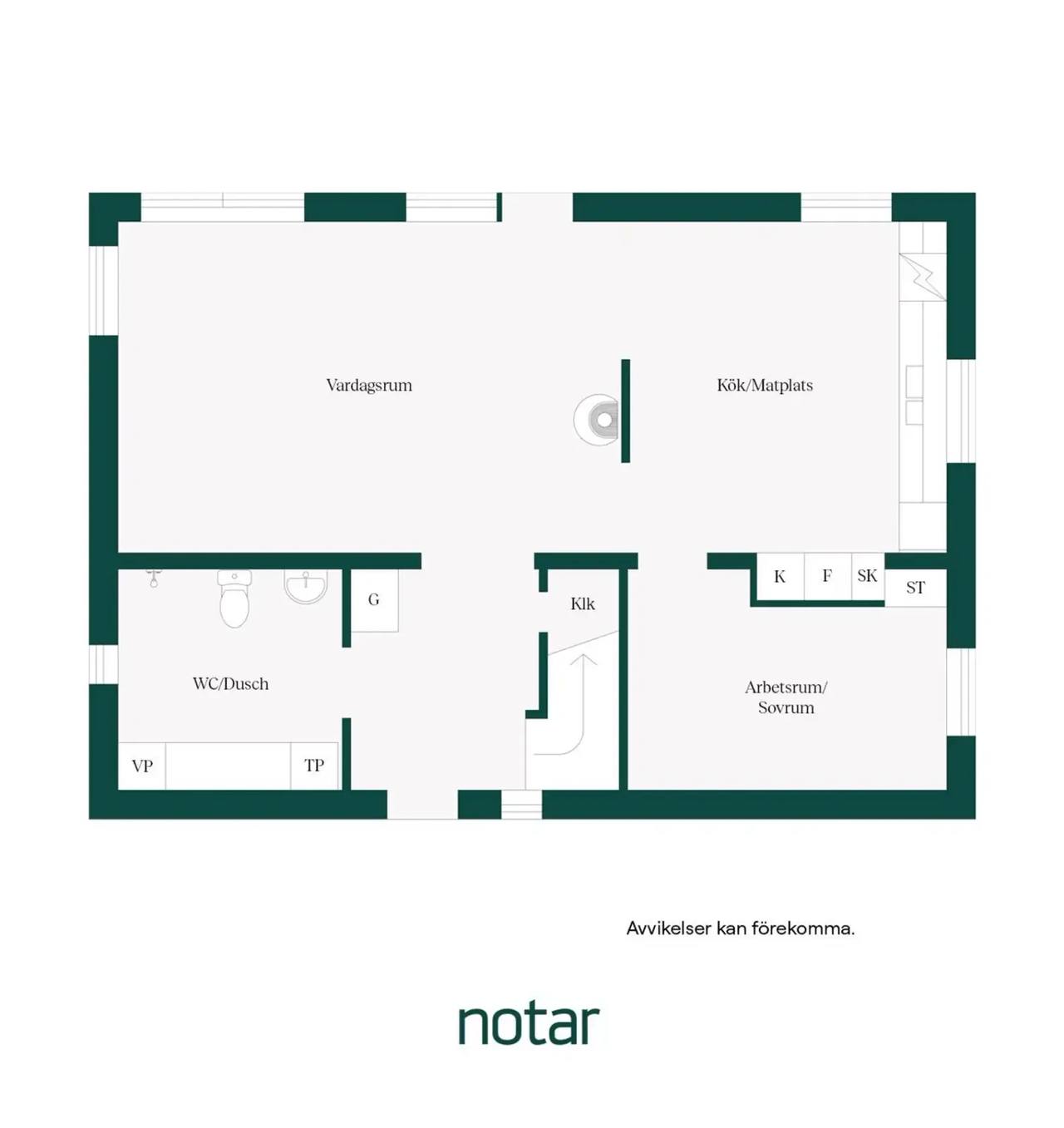 Floor plan for Småbrukarvägen 15A