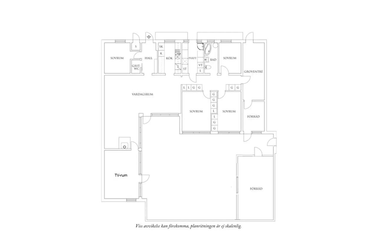 Floor plan for Askåkersplan 3