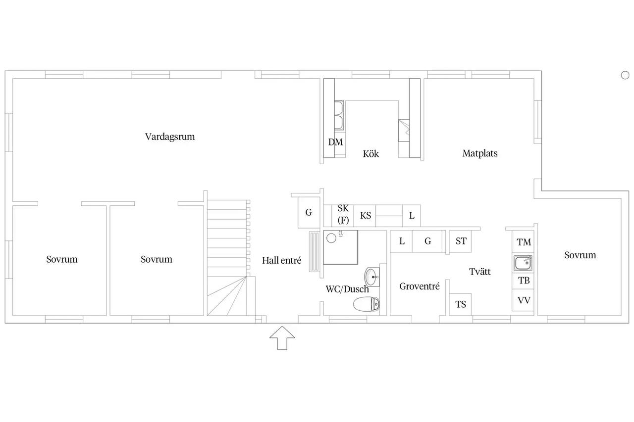 Floor plan for Kölnåsgatan 38