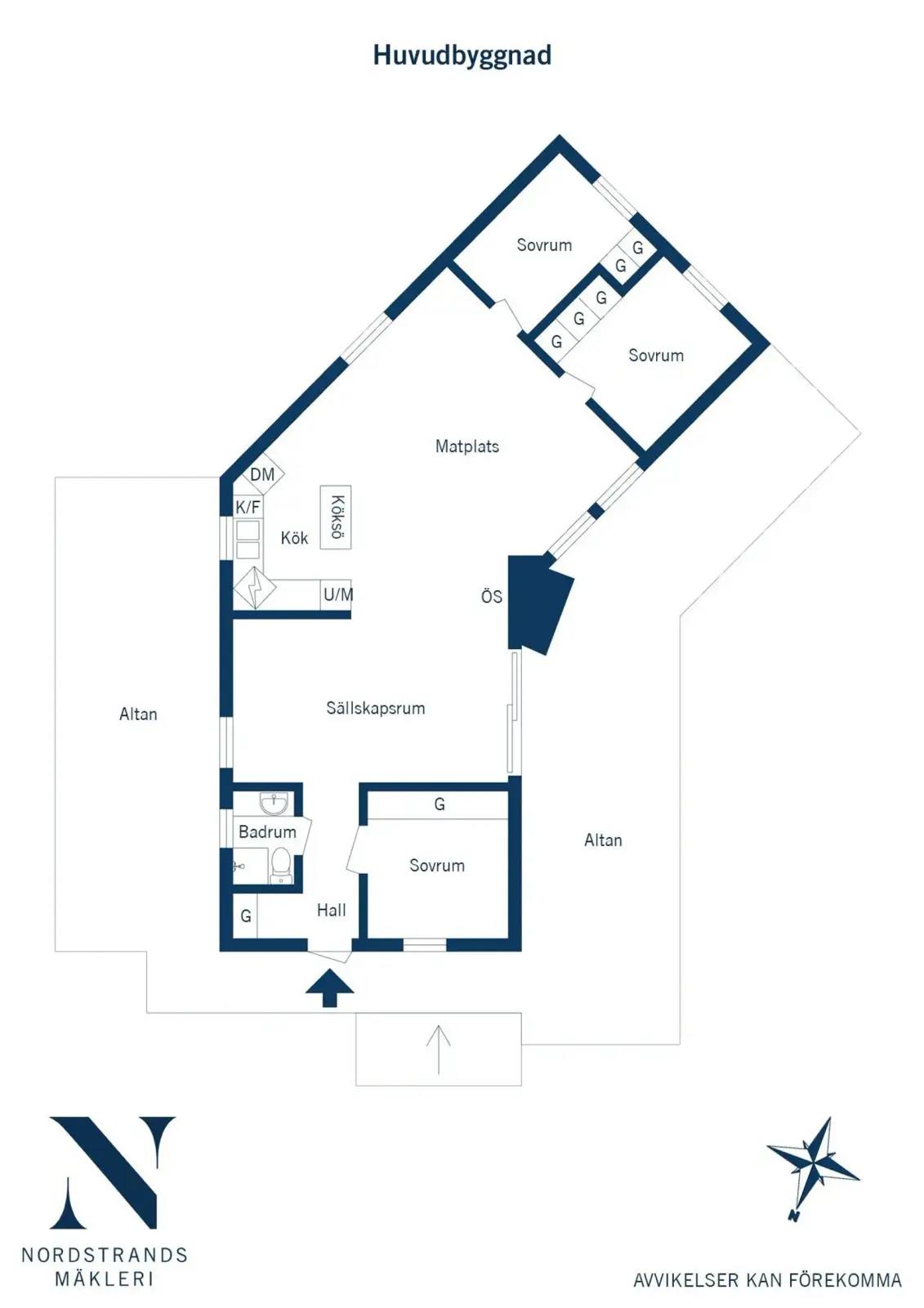 Floor plan for Gustavsberg Stor-Ängsholmen 121
