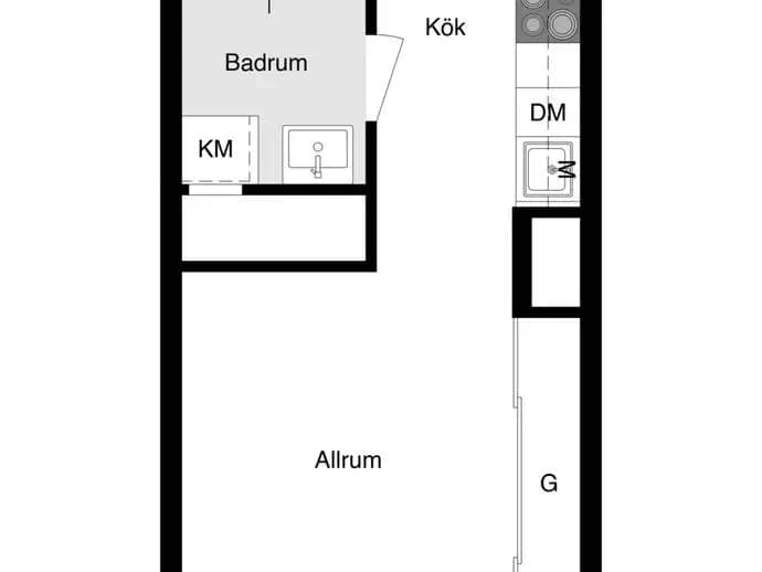 Floor plan for Kolonnvägen 2